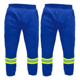 Kit 2 Calças De Uniforme Brim