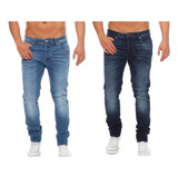 Kit 2 Calças Jeans Masculina Plus Size Lycra Atacado 48 A 56