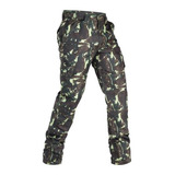 Kit 2 Calças Masculina 6 Bolsos Camuflada Poly Rip Stop