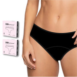 Kit 2 Calcinhas Absorvente Menstrual E Incontinência Leve