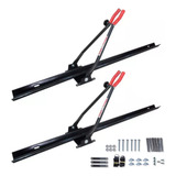 Kit 2 Calhas Transporte De Bike Rack Transbike Teto De Carro