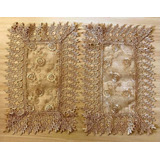 Kit 2 Caminhos De Mesa Bordado Guipir 30 X 45cm Trilho Renda