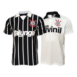 Kit 2 Camisas Corinthians Retro Históricas Oficiais