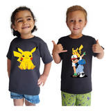 Kit 2 Camiseta Infantil Ash