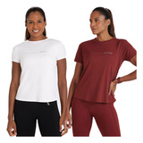 Kit 2 Camiseta Lupo T-shirt Poliamida Básica Uv50+ Feminina