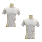 Kit 2 Camisetas Branca Padrão Presidio