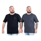 Kit 2 Camisetas Camisas Blusas Básicas