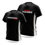 Kit 2 Camisetas Dry Fit Tecido Furadinho Personal Trainer 