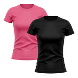 Kit 2 Camisetas Feminina Dry Fit
