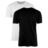 Kit 2 Camisetas Masculina Básica Gola Redonda 100% Algodão