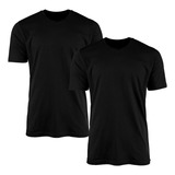Kit 2 Camisetas Masculina Lisa Básica 100% Algodão