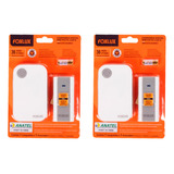 Kit 2 Campainha Sem Fio A Pilha Fx-cad 6 Foxlux