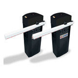 Kit 2 Cancelas Eletrônica Classic Ac Barreira Led Garen 4,3m