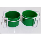Kit 2 Caneca Calopsita Canário Periquito C/ Alça Verde