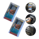 Kit 2 Canetas Retoque Tira Riscos Veículos Tinta Automotiva 