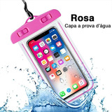 Kit 2 Capa Bolsa Prova Dágua Impermeável Universal Celular