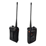 Kit 2 Capa De Couro Legitimo Para Rádio Baofeng 777s E Uv-5r