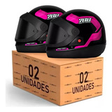 Kit 2 Capacete Fechado Automatico Sport Moto 788 Todas Cores