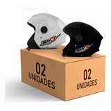 Kit 2 Capacetes Moto Aberto Cores New Liberty 3 Pro Tork