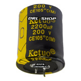 Kit 2 Capacitor 2200uf 200v 105°c Usina Stetsom Jfa Ketuo