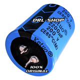 Kit 2 Capacitor 2200uf 200v Azul Ketuo Solda Taramps Usina