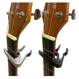 Kit 2 Capotraste Braçadeira Violão Aço E Nylon E Guitarra 