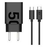 Kit 2 Carregador Turbo Rapido 50w Tipo C Compatível Motorola