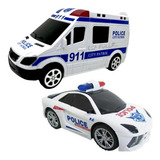 Kit 2 Carrinho Bate Volta Infantil Brinquedo Som Luz 3d