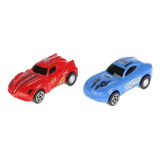 Kit 2 Carrinhos Fricção Pista Tipo Hotwheels Looping Curva Cor Colorido