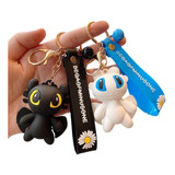 Kit 2 Chaveiro Como Treinar Seu Dragão Banguela Fúria Da Luz