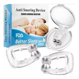 Kit 2 Clipe Nasal Anti Ronco E Apneia Dilatador Magnético