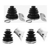 Kit 2 Coifa Homocinética Roda + 2 Câmbio Renault Twingo