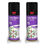 Kit 2 Cola Adesivo Spray 75 Cola E Descola Reposicionável 3m