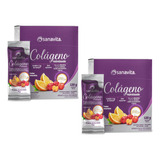 Kit 2 Colágeno Hidrolisado Verisol Sanavita Sabor Frutas Ama