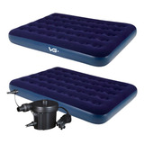 Kit 2 Colchões Infláveis Casal Comfort Bomba Elétrica Vg+ Cor 110v