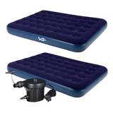 Kit 2 Colchões Infláveis Casal Comfort Bomba Elétrica Vg+