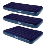 Kit 2 Colchões Infláveis Solteiro + 1 Colchão Casal Vg Plus