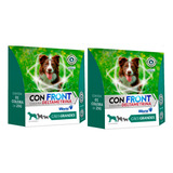 Kit 2 Coleira Antipulgas Cães Grande Confront Deltametrina Cor Incolor