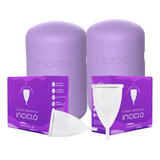 Kit 2 Coletores Menstrual 2 Cápsulas Todos Tamanhos Inciclo