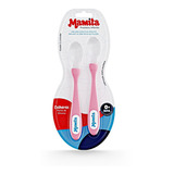 Kit 2 Colher De Silicone Bebe - Introdução Alimentar - Macia
