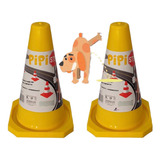 Kit 2 Cone Pipi Poste Cachorro Xixi Educador