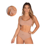 Kit 2 Conjunto (sutiã Amamentação + Calcinha Alta Pós Parto)