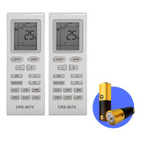 Kit 2 Controle Ar Cond Compatível Split Gree Yb1f2 Yb1fa