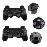 Kit 2 Controle Joystick Wireless Para Ps3 Sem Fio C/ Bateria