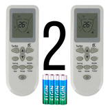 Kit 2 Controle Remoto Para Ar Condicionado Consul Universal