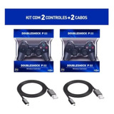 Kit 2 Controles Compatíveis Ps3 Playstation