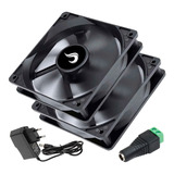 Kit 2 Cooler Fan 120mm 120x120x25mm