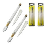Kit 2 Cortador Vidro Profissional Até 6mm + Bisnaga Dosadora