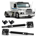 Kit 2 De Trava + Amortecedor Capô Scania T112 T113 T142 T143