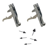 Kit 2 Dobradiças E Rebites Da Porta Fogão Brastemp Consul